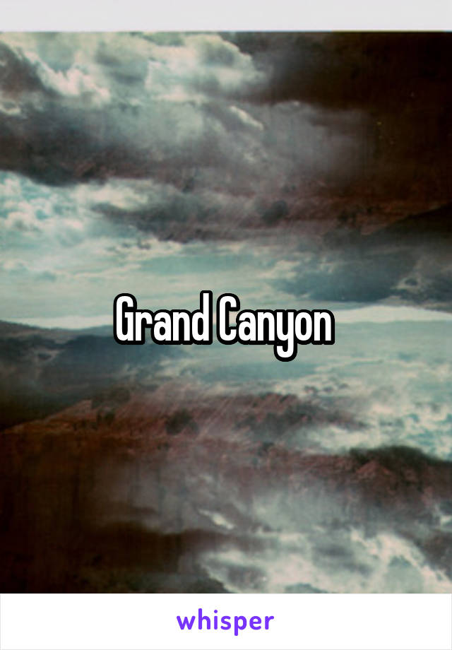 Grand Canyon 