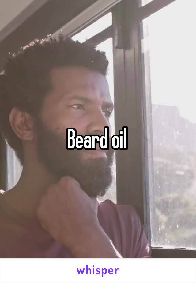 Beard oil 