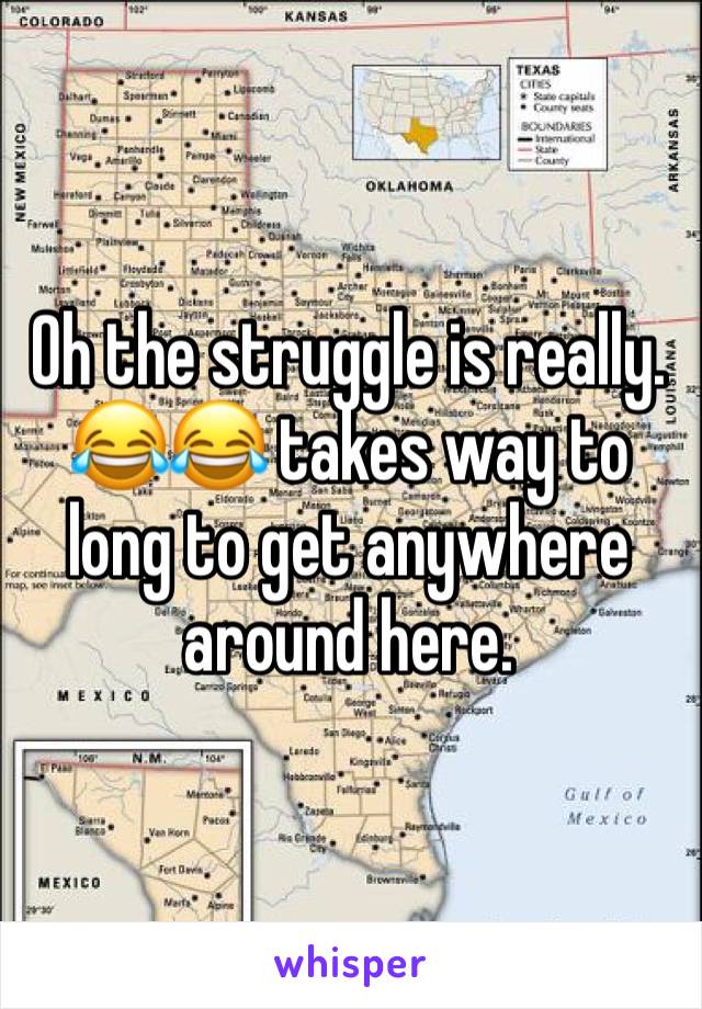 Oh the struggle is really. 😂😂 takes way to long to get anywhere around here. 