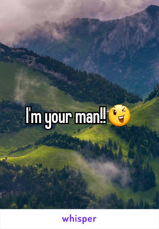 I'm your man!!😉