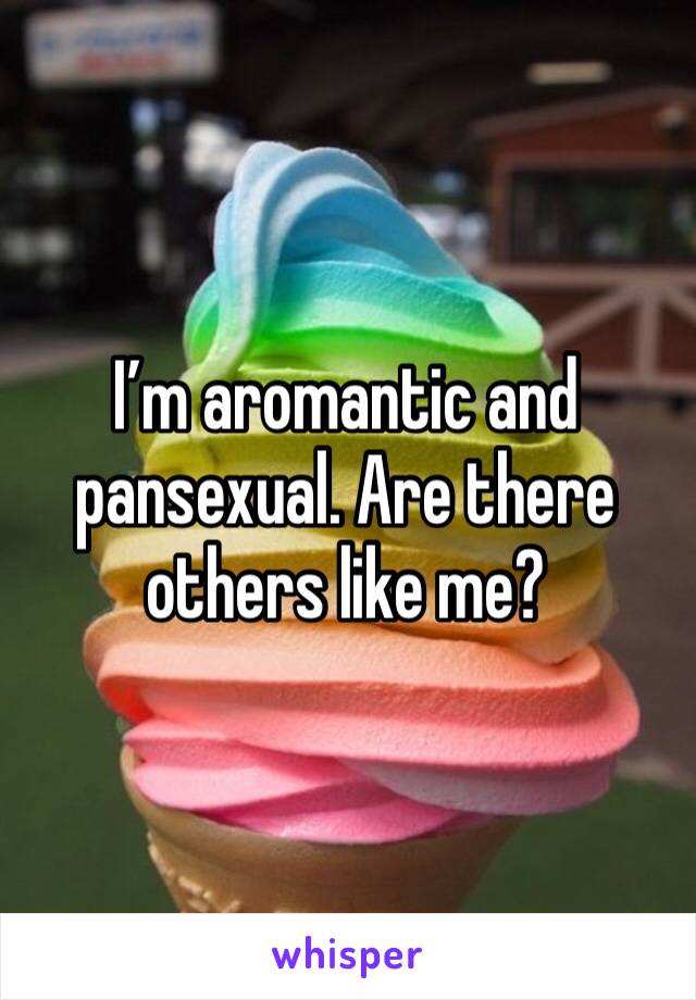 I’m aromantic and pansexual. Are there others like me?