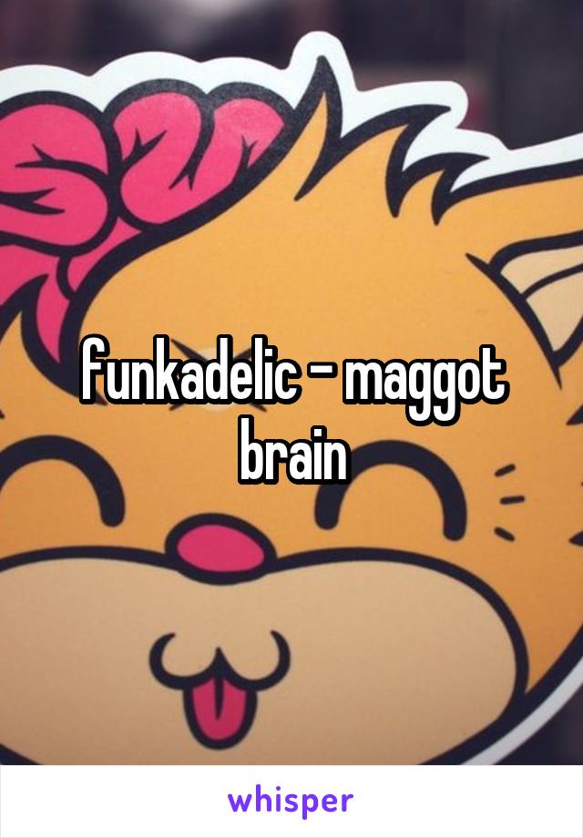 funkadelic - maggot brain