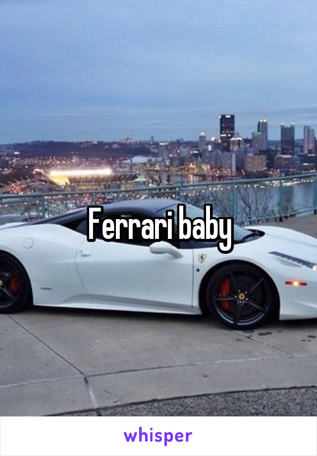 Ferrari baby