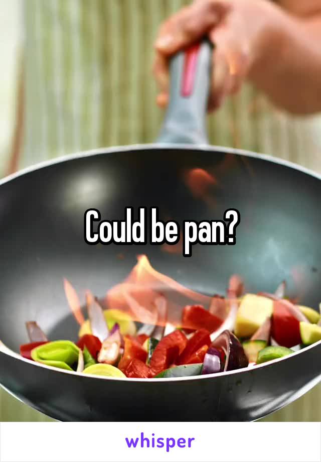 Could be pan?