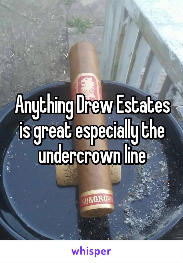Anything Drew Estates is great especially the undercrown line