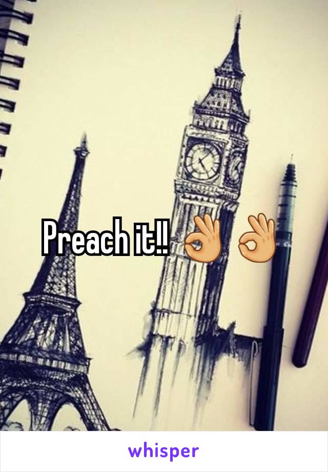 Preach it!! 👌👌