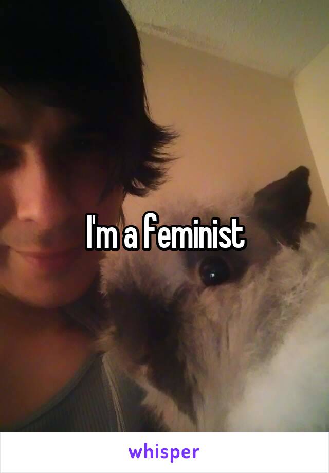 I'm a feminist
