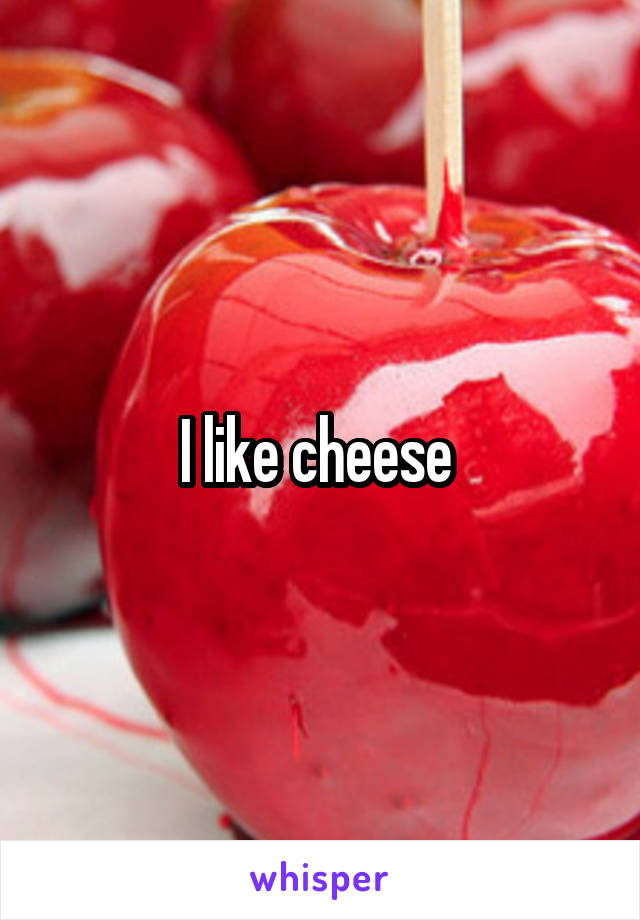 I like cheese 
