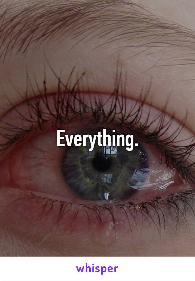 Everything.
