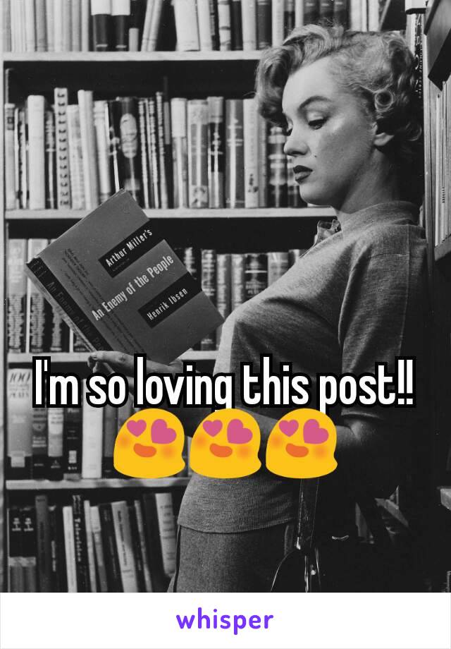 I'm so loving this post!! 😍😍😍