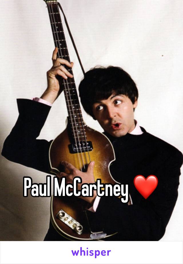 Paul McCartney ❤️