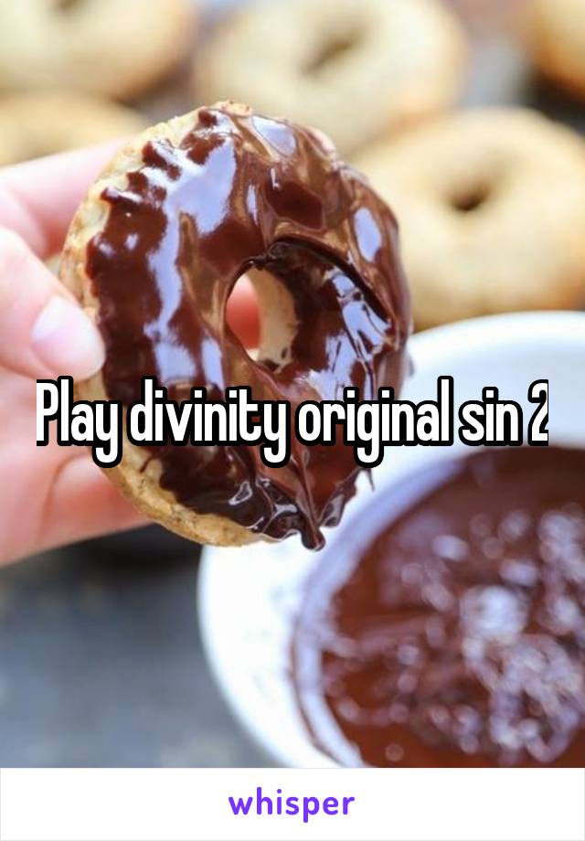 Play divinity original sin 2