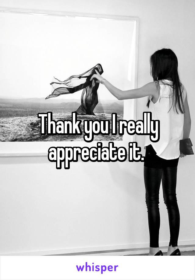 Thank you I really appreciate it. 