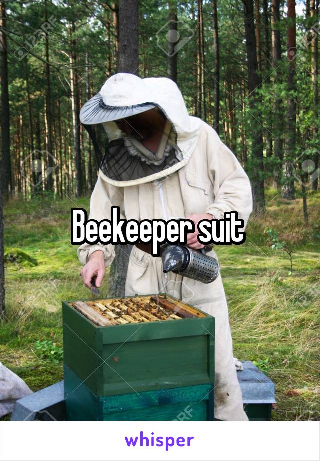 Beekeeper suit 