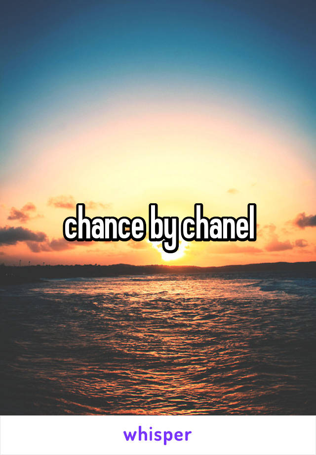 chance by chanel