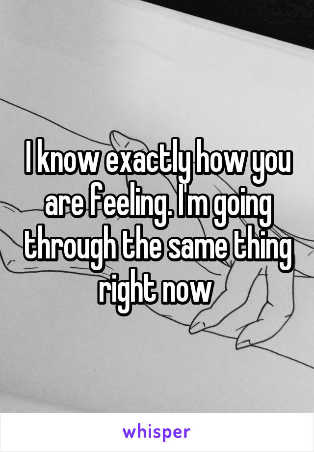 I know exactly how you are feeling. I'm going through the same thing right now 