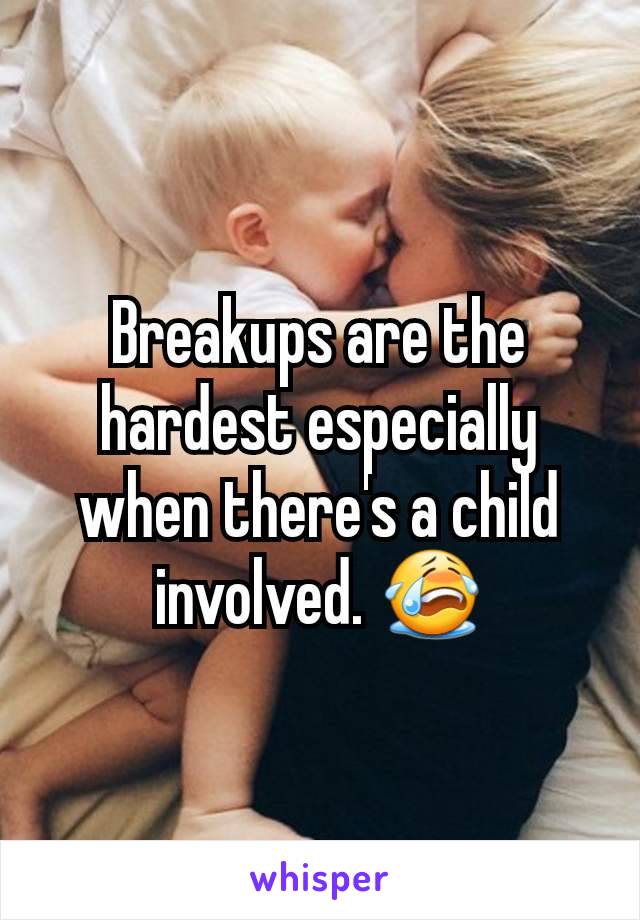 Breakups are the hardest especially when there's a child involved. 😭
