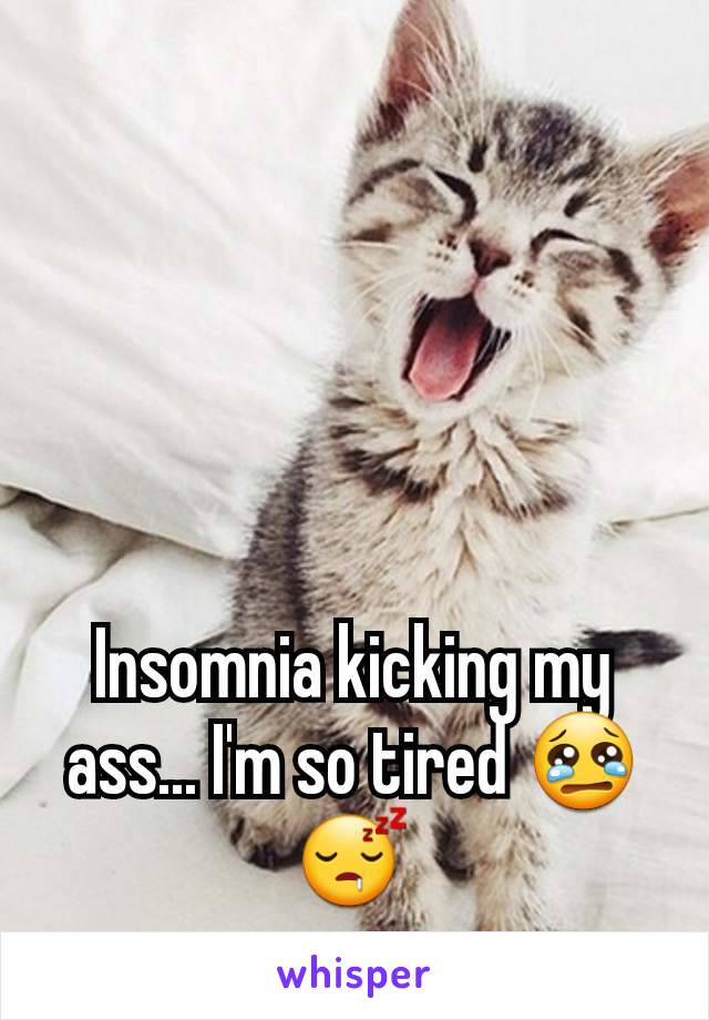 Insomnia kicking my ass... I'm so tired 😢😴