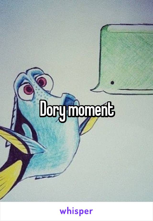 Dory moment