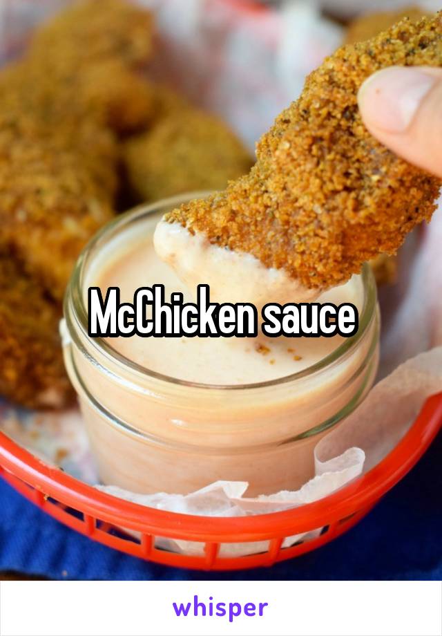 McChicken sauce