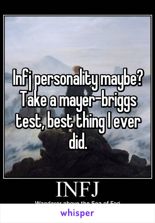 Infj personality maybe?
Take a mayer-briggs test, best thing I ever did.