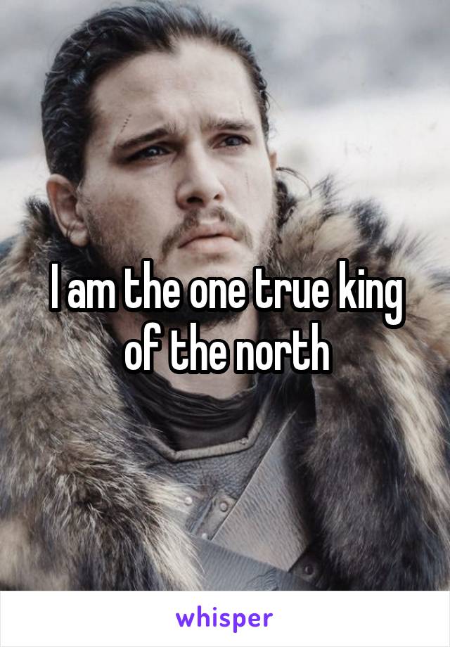 I am the one true king of the north
