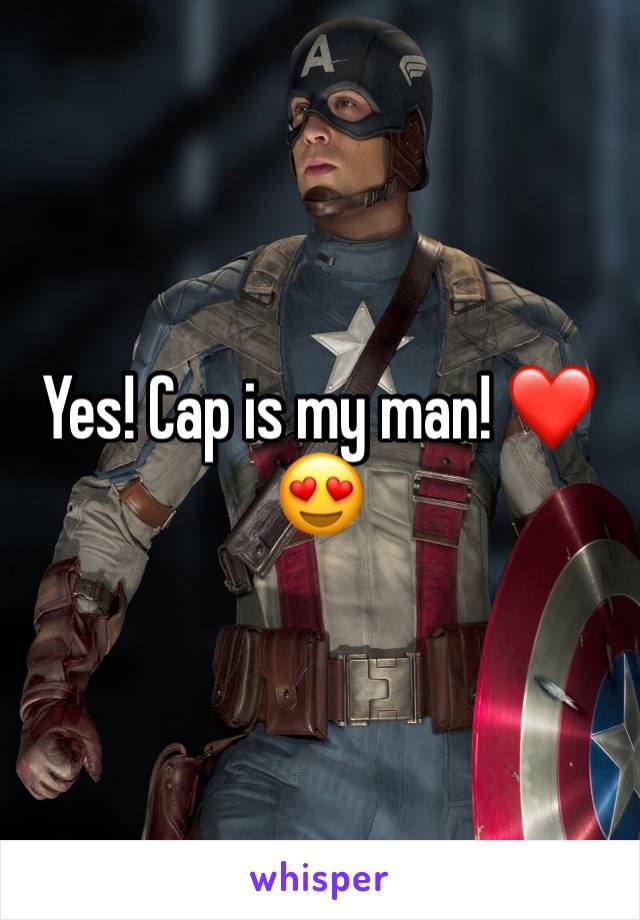 Yes! Cap is my man! ❤️😍