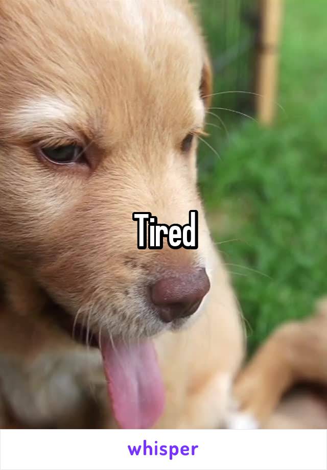 Tired