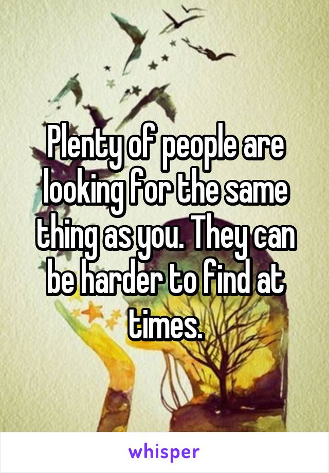 Plenty of people are looking for the same thing as you. They can be harder to find at times.