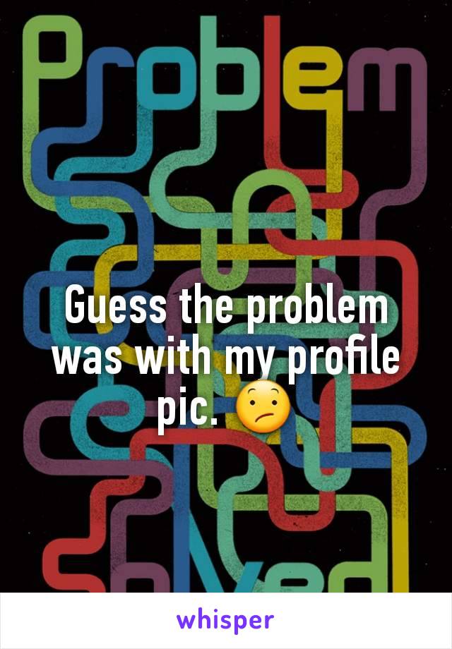 Guess the problem was with my profile pic. 😕