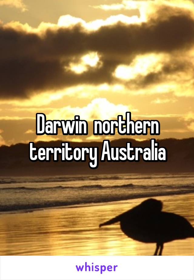 Darwin  northern territory Australia