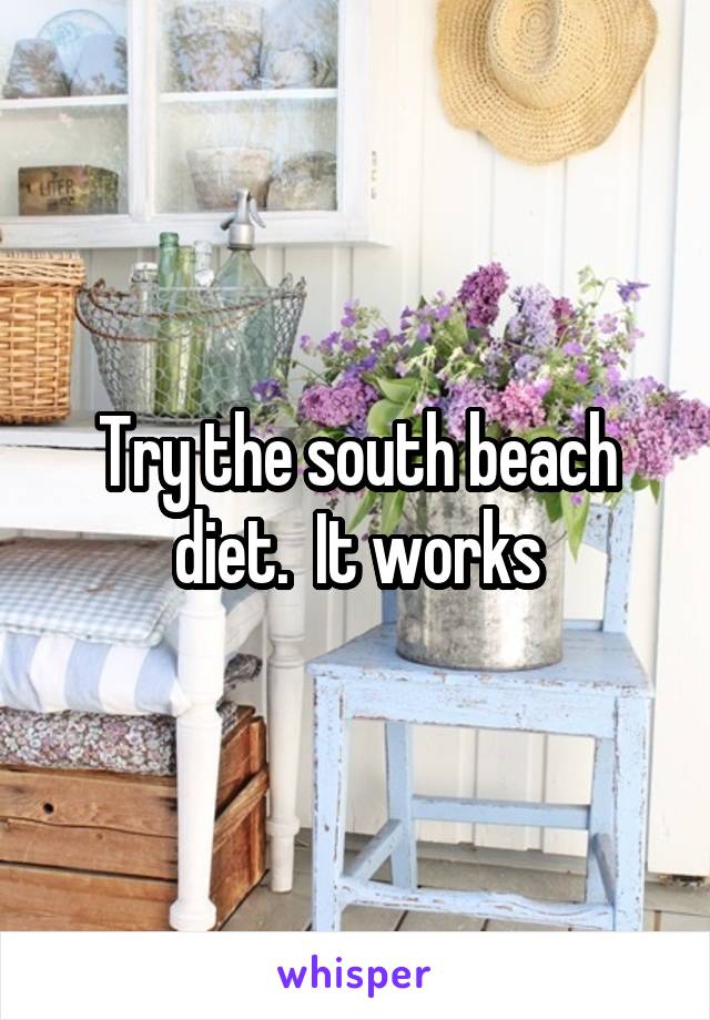Try the south beach diet.  It works