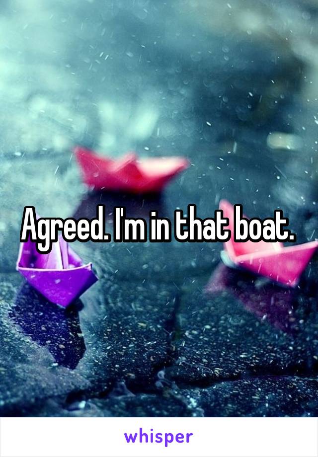 Agreed. I'm in that boat. 