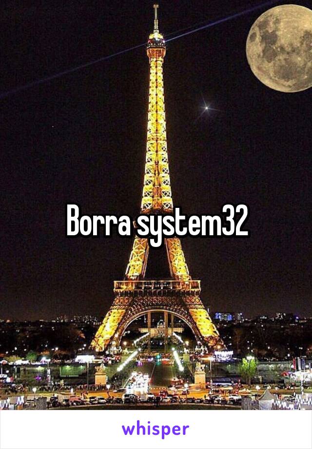 Borra system32