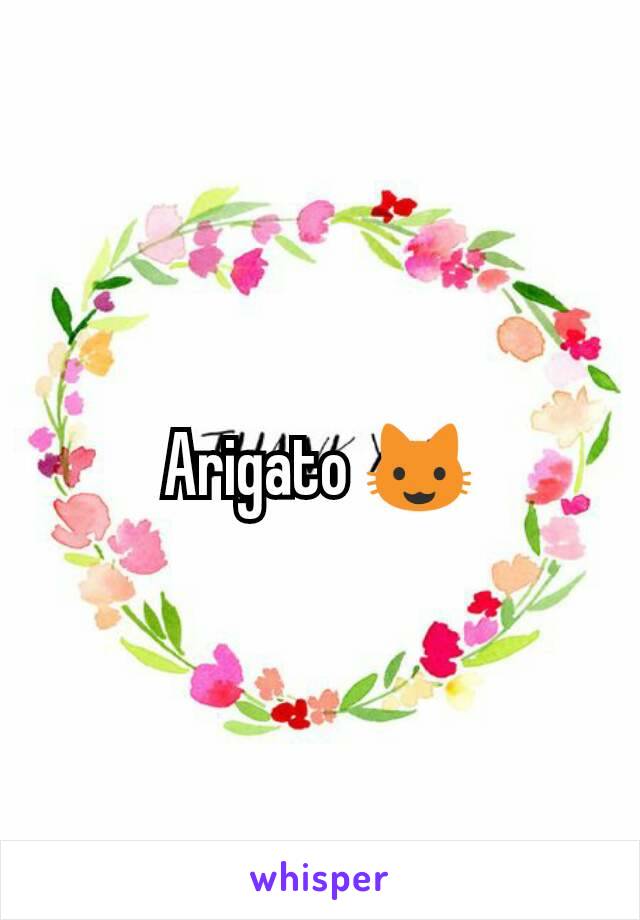 Arigato 😺