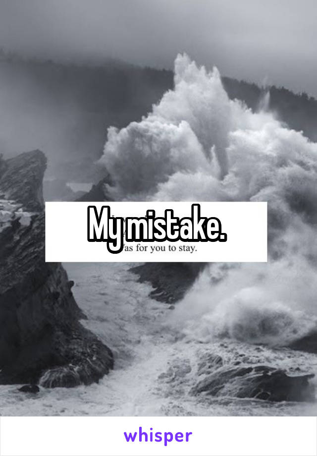 My mistake. 