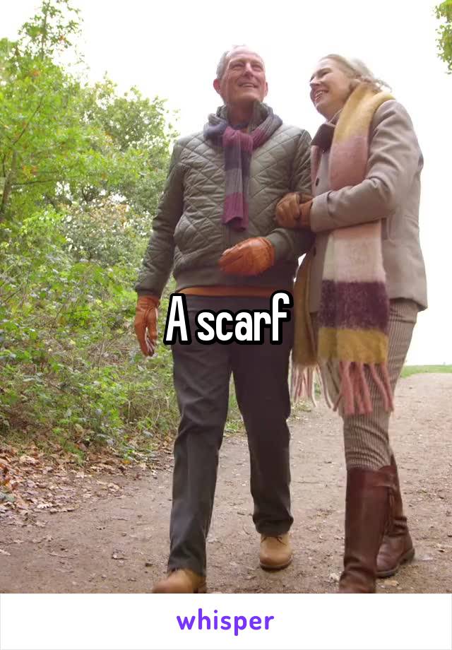 A scarf