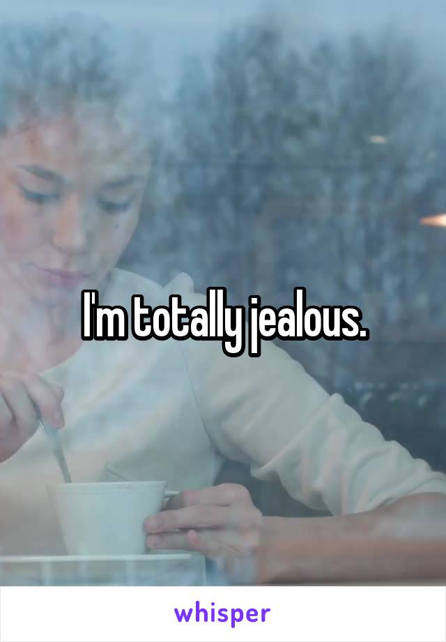 I'm totally jealous.