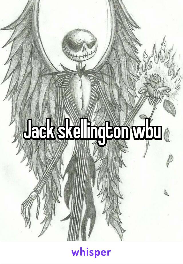 Jack skellington wbu
