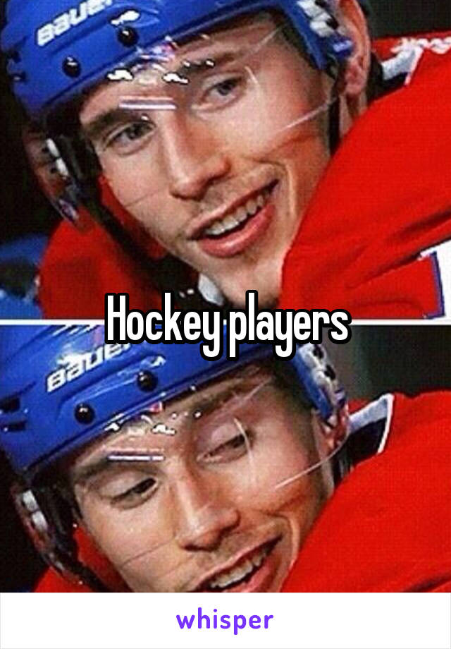 Hockey players