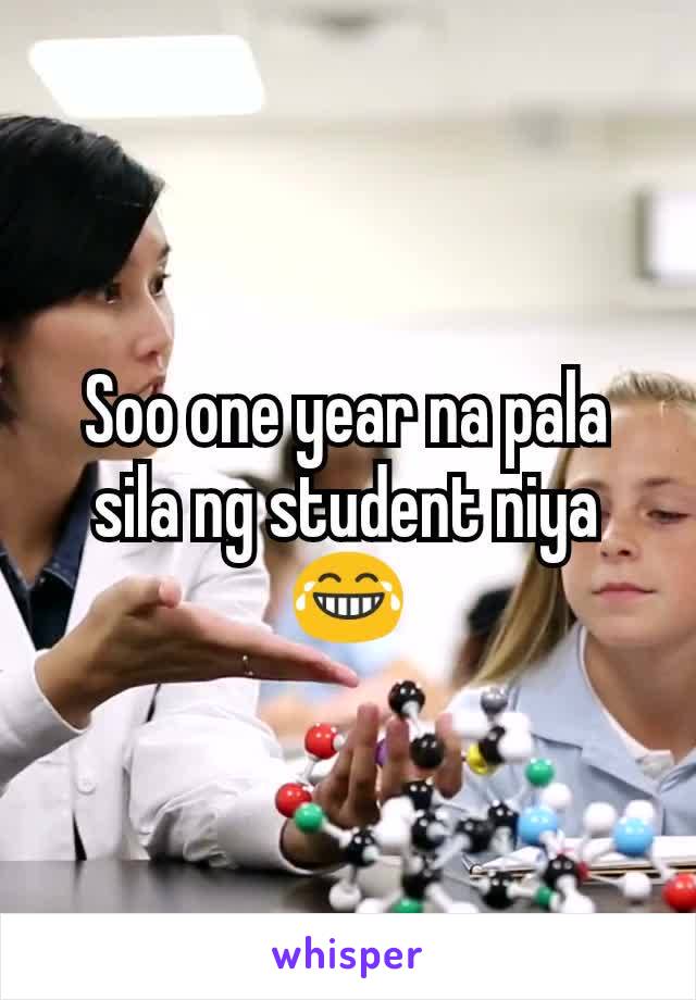 Soo one year na pala sila ng student niya ðŸ˜‚