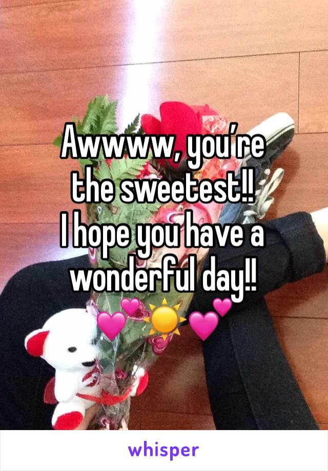 Awwww, you’re the sweetest!!
I hope you have a wonderful day!!
💕☀️💕
