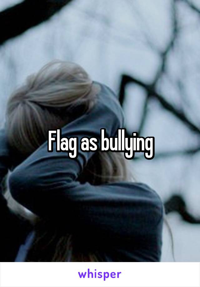 Flag as bullying