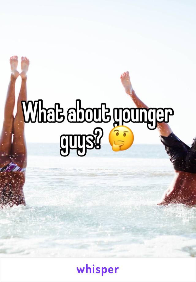 What about younger guys? 🤔