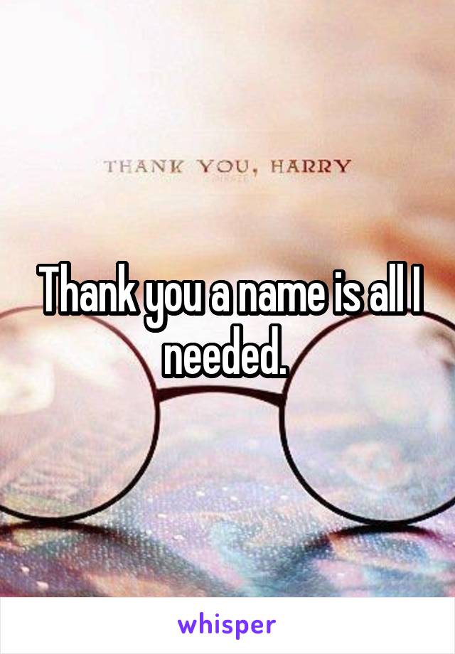 Thank you a name is all I needed. 