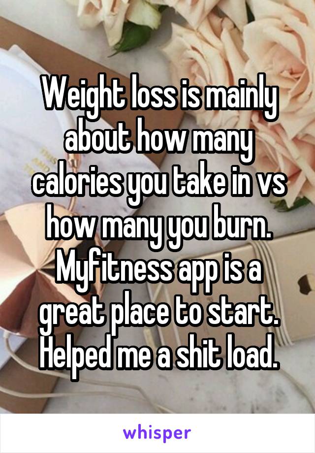 Weight loss is mainly about how many calories you take in vs how many you burn. Myfitness app is a great place to start. Helped me a shit load.