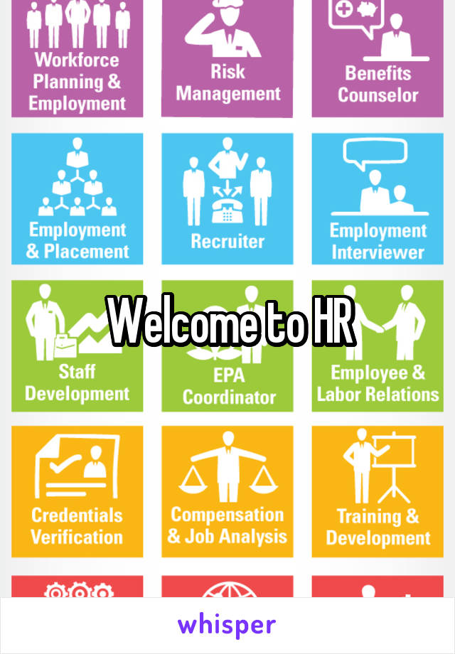 Welcome to HR