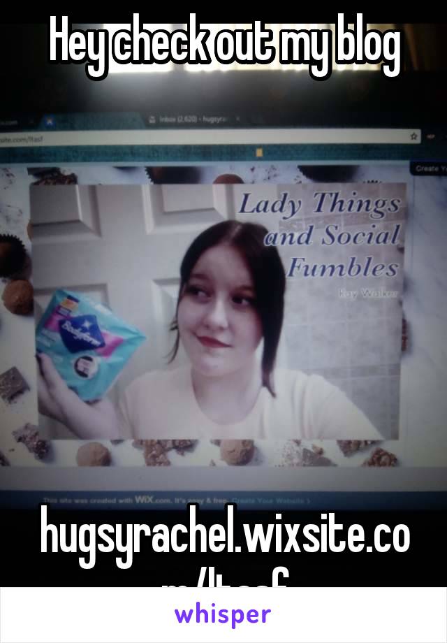 Hey check out my blog







hugsyrachel.wixsite.com/ltasf