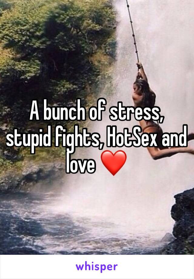 A bunch of stress, stupid fights, HotSex and love ❤️ 