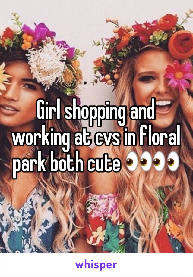 Girl shopping and working at cvs in floral park both cute 👀👀